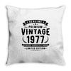 Genuine Premium Vintage 1977 Classic Perfectly Aged Limited Edition Throw Pillow