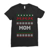 ugly christmas mom Ladies Fitted T-Shirt