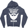 funny beards Zipper Hoodie