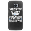 halloween is scary but stomach cancer is deadly spread the word lep sa Samsung Galaxy S7 Edge Case