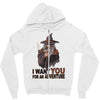 i want you for an adventure Zipper Hoodie