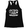 I Love Someone with Lung Cancer to The Moon and Back to Infinity Racerback Tank