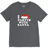 I Love Party With Santa V-Neck Tee