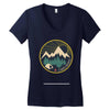 I Hate People Camping Lovers Women's V-Neck T-Shirt
