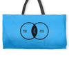 music elitism venn diagram musician indie snob rock geek shirt t shirt Weekender Totes