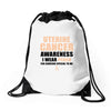 Uterine Cancer Awareness I Wear Peach For Some Special To Me Drawstring Bags