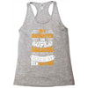 My Daughter Is Super Awesome Her Mother Racerback Tank