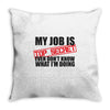 top secret Throw Pillow