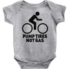 pump tires not gas Baby Onesie