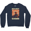 rock beat scissors Crewneck Sweatshirt