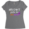 you can't scare me i'm a mother Women's Triblend Scoop T-shirt