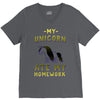 my unicorn ate my homework V-Neck Tee