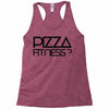 pizza fitness Racerback Tank