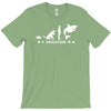 poker ~ fish to shark evolution ~ mens funny poker T-Shirt