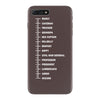 beard length chart funny professor grandpa mustache humor iPhone 7 Plus Case