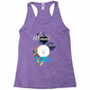 who loves poodle Racerback Tank