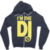 im a dj graphic tee mens Zipper Hoodie