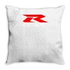 camiseta gsxr Throw Pillow
