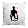 crazy rocket guardians japan poster shape cosmos space fighters Throw Pillow