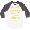Ewing Sarcoma Awareness 3/4 Sleeve Shirt