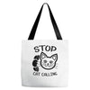 stop cat calling Tote Bags