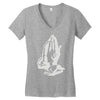 pray Women's V-Neck T-Shirt