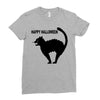 happy halloween Ladies Fitted T-Shirt