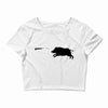 boar hunting Crop Top