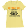 October Girl Hated By Many Ladies Fitted T-Shirt