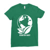 earth day planet Ladies Fitted T-Shirt