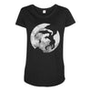 moon dovahkiin Maternity Scoop Neck T-shirt