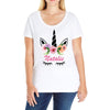 Unicorn Ladies Curvy T-Shirt