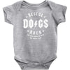 rescue dogs rock Baby Bodysuit
