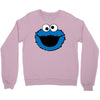 Cookie Monster Face Crewneck Sweatshirt