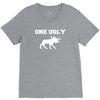 ugly moose funny animal present tee new V-Neck Tee