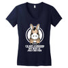 not stubborn Women's V-Neck T-Shirt
