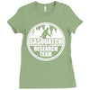 sasquatch research team Ladies Fitted T-Shirt