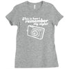this is how i remember my night! Ladies Fitted T-Shirt