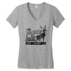 I Like Big Bucks And I Cannot Lie Women's V-Neck T-Shirt