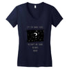 Stay Awake (f95) Women's V-Neck T-Shirt