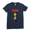 nobody likes him Ladies Fitted T-Shirt