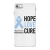 hope love cure stomach cancer awareness iPhone 7 Case