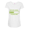 sarcasm loading funny computer tech gee Maternity Scoop Neck T-shirt