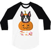 haloween french bulldog 3/4 Sleeve Shirt