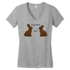 my butt hurts Women's V-Neck T-Shirt