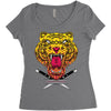 warrior instinct Women's Triblend Scoop T-shirt