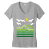 mountain Women's V-Neck T-Shirt