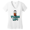 turn up Women's V-Neck T-Shirt