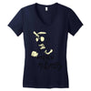 the pen is mightier Women's V-Neck T-Shirt