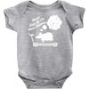 never give up on dreams ladies fitted Baby Onesie